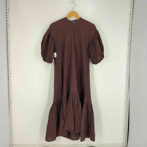 エレンディーク ELENDEEK コットン スラブ ボリューム ワンピース レディース JPN:1