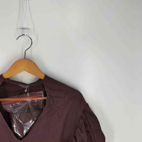 エレンディーク ELENDEEK コットン スラブ ボリューム ワンピース レディース JPN:1