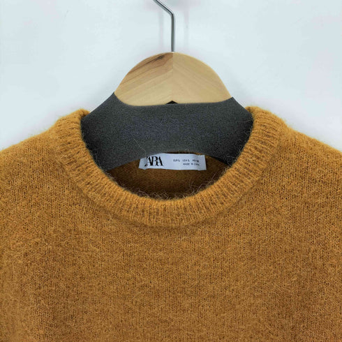ザラ ZARA アルパカ混 ウール s/s ニット レディース import:L