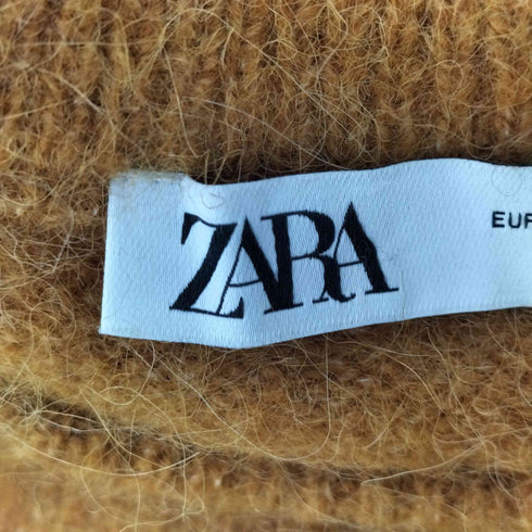 ザラ ZARA アルパカ混 ウール s/s ニット レディース import:L
