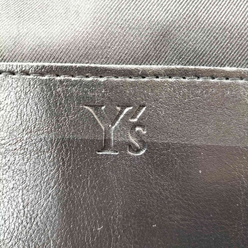 ワイズ Ys ロゴ型押し レザー切替 トートバッグ レディース