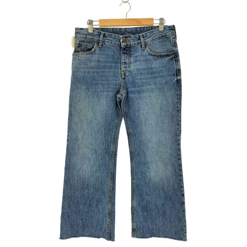 ザラ ZARA クロップドローライズフレアデニム レディース 38