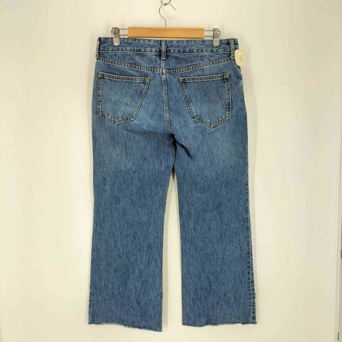 ザラ ZARA クロップドローライズフレアデニム レディース 38