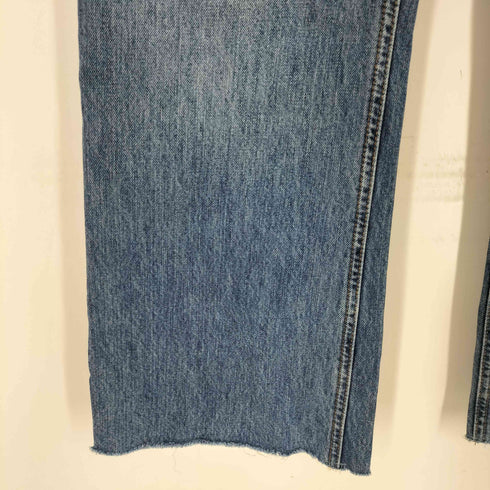 ザラ ZARA クロップドローライズフレアデニム レディース 38