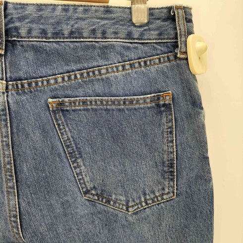 ザラ ZARA クロップドローライズフレアデニム レディース 38