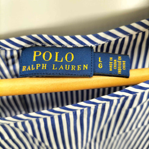 ポロラルフローレン POLO RALPH LAUREN ポートネックストライプブラウス レディース JPN:L