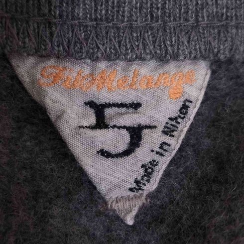 フィルメランジェ FilMelange ツートン ラグラン スウェット メンズ UTT