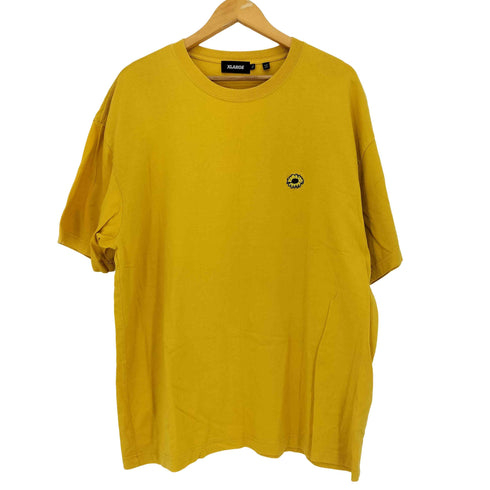 エクストララージ XLARGE ひまわり刺繍 バックロゴプリント クルーネック半袖Tシャツ メンズ import:XL