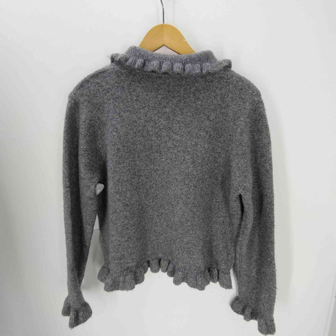 ザラ ZARA フリルトリム ニットカーディガン レディース import:L