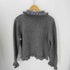 ザラ ZARA フリルトリム ニットカーディガン レディース import:L