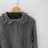 ザラ ZARA フリルトリム ニットカーディガン レディース import:L