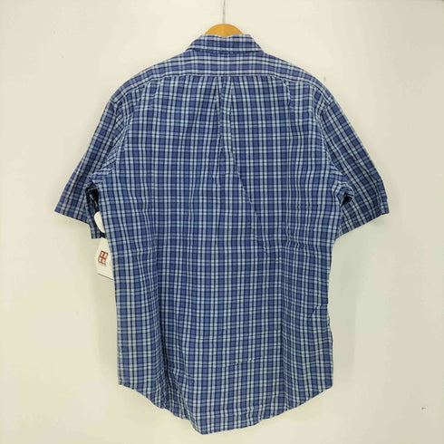 ラルフローレン RALPH LAUREN 90s BLAKE チェック ポニー刺繍 半袖ボタンダウンシャツ メンズ import:L