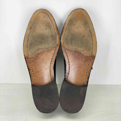 バリー BALLY モンクストラップレザードレスシューズ メンズ 8