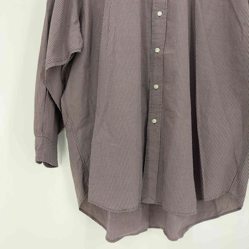 ラルフローレン RALPH LAUREN 90s BLAKE ミジンチェック ポニー刺繍 長袖ボタンダウンシャツ メンズ import:XXL