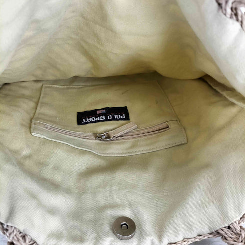 ポロスポーツラルフローレン POLO SPORT RALPH LAUREN 編み込みデザイントートバッグ レディース