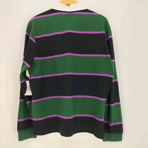 ステューシー Stussy Blake Long Sleeve Rugby Shirt ロングスリーブラガーシャツ メンズ import:M