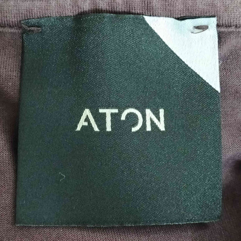 エイトン ATON コットン ノースリーブワンピース レディース JPN:2