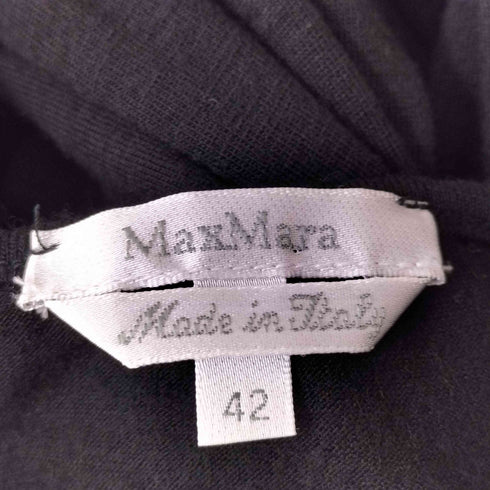 マックスマーラ MAX MARA 白タグ イタリア製 ウエストマークワンピース レディース 42
