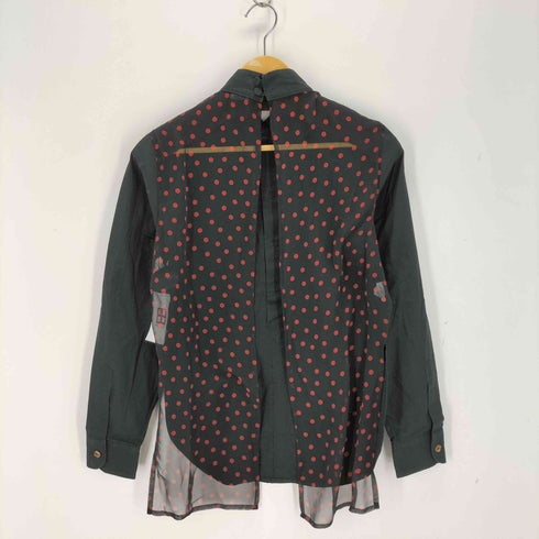 ジャンポールゴルチエフェム Jean Paul GAULTIER FEMME バックスリットドットシャツ レディース 40