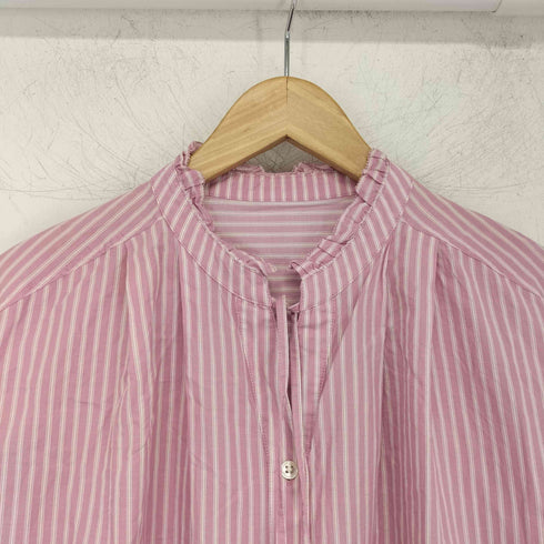 ユナイテッドアローズグリーンレーベルリラクシング UNITED ARROWS green label relaxing フリルネック ブラウス レディース FREE