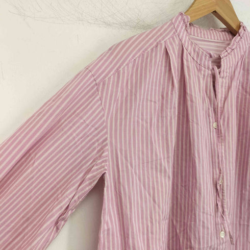 ユナイテッドアローズグリーンレーベルリラクシング UNITED ARROWS green label relaxing フリルネック ブラウス レディース FREE