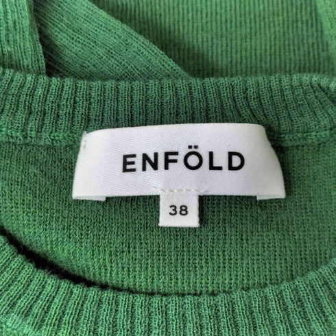 エンフォルド ENFOLD スリーブ切替ニット レディース 38