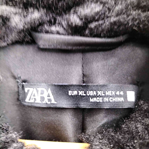 ザラ ZARA ジップアップ ボアジャケット メンズ import:XL