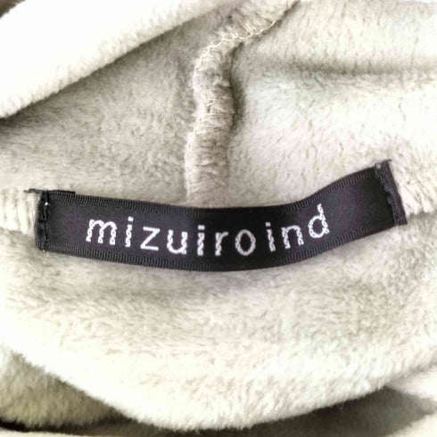 ミズイロインド mizuiro ind ブラッシュドハイネックショートプルオーバー レディース FREE