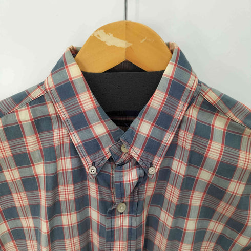 ラルフローレン RALPH LAUREN チェックボタンダウン 半袖シャツ メンズ import:M