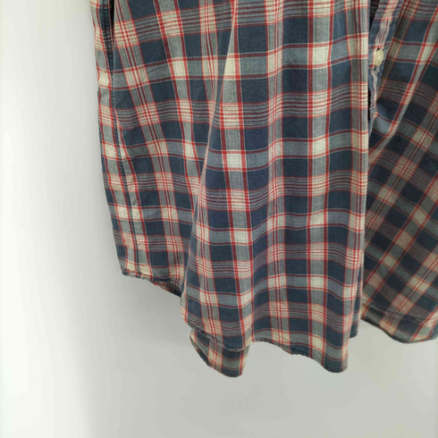 ラルフローレン RALPH LAUREN チェックボタンダウン 半袖シャツ メンズ import:M