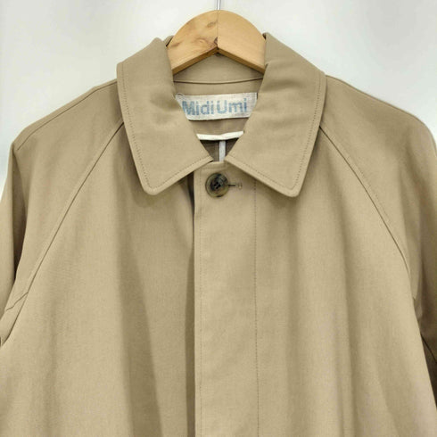 ミディウミ MidiUmi コットン ステンカラーコート レディース