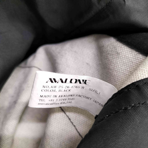 アヴァロン AVALONE DISTRESSED FABRIC 4-TUCK TROUSERS メンズ JPN:1