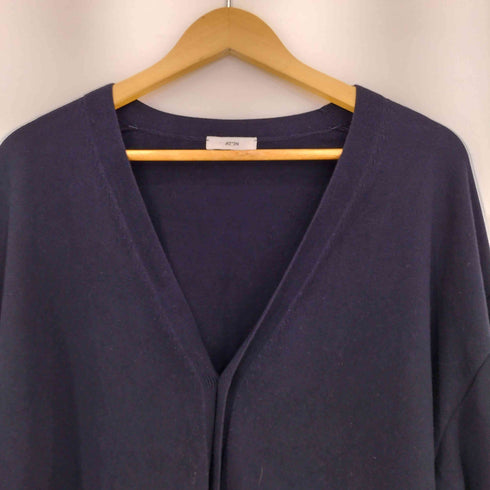 エイトン ATON スタンダードカーディガン コットンカーディガン メンズ 06