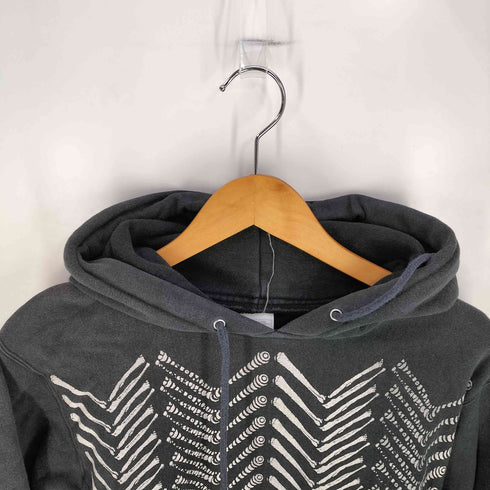 ボーンプリント プルオーバーパーカー メンズ JPN:L