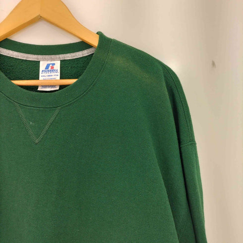 ラッセルアスレチック RUSSELL ATHLETIC コットンポリ 前Vガゼット ブランクスウェット メンズ import:XXL