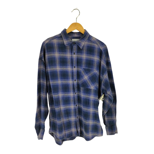 フリークスストア FREAKS STORE Relax Fit オンブレチェックネルシャツ メンズ JPN:L