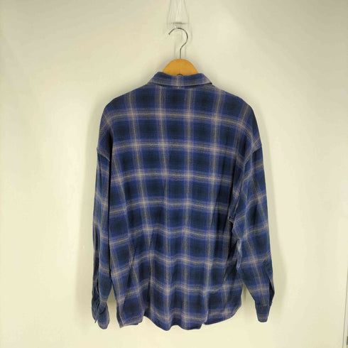 フリークスストア FREAKS STORE Relax Fit オンブレチェックネルシャツ メンズ JPN:L