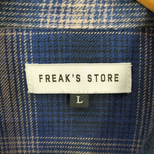 フリークスストア FREAKS STORE Relax Fit オンブレチェックネルシャツ メンズ JPN:L