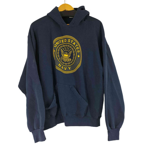 ソフィー SOFFE 90S フロントプリントプルオーバーパーカー メンズ import:L