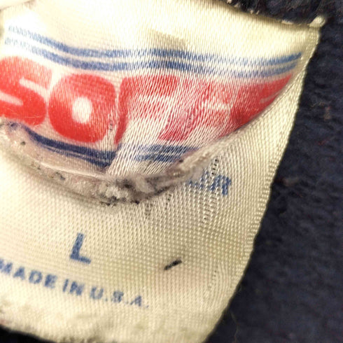 ソフィー SOFFE 90S フロントプリントプルオーバーパーカー メンズ import:L