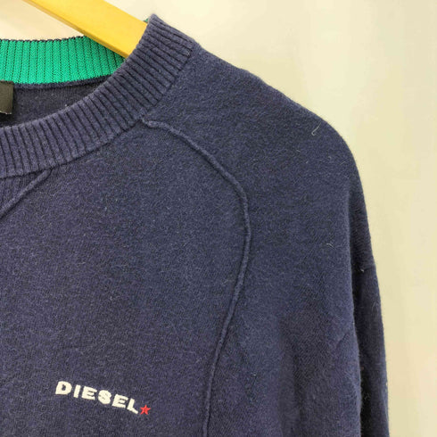 ディーゼル DIESEL カシミヤ混 クルーネックニット メンズ M