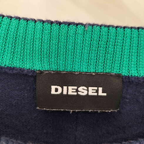 ディーゼル DIESEL カシミヤ混 クルーネックニット メンズ M