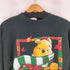90S フロントキャラクタープリントクルーネックスウェット メンズ import:L