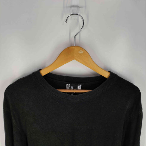 パム PAM 袖ロゴプリント クルーネック ロングスリーブ Tシャツ メンズ import:L