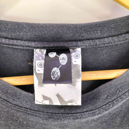 パム PAM 袖ロゴプリント クルーネック ロングスリーブ Tシャツ メンズ import:L