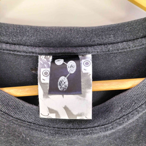 パム PAM 袖ロゴプリント クルーネック ロングスリーブ Tシャツ メンズ import:L