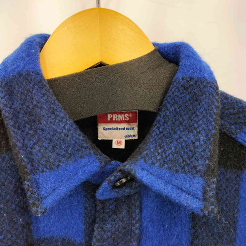 PRMS ブロックチェックシャツジャケット メンズ JPN:M