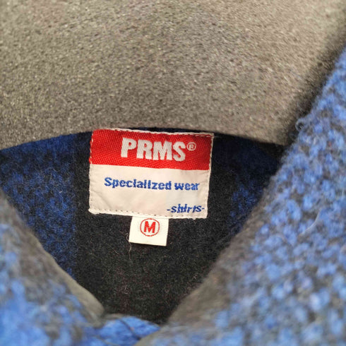 PRMS ブロックチェックシャツジャケット メンズ JPN:M