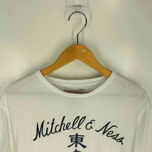 ミッチェルアンドネス mitchell&ness ブランドロゴプリント 東京 クルーネック Tシャツ メンズ import:L