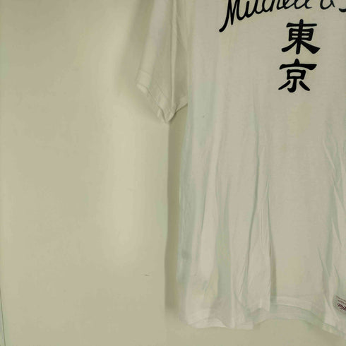 ミッチェルアンドネス mitchell&ness ブランドロゴプリント 東京 クルーネック Tシャツ メンズ import:L